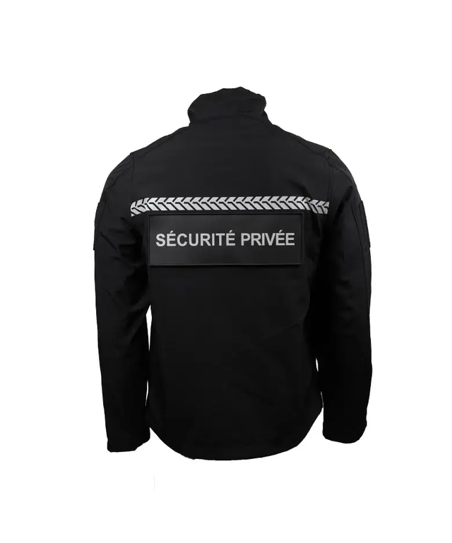 Softshell sécurité privée avec bandes HV – GK SAFETEK - Image 2