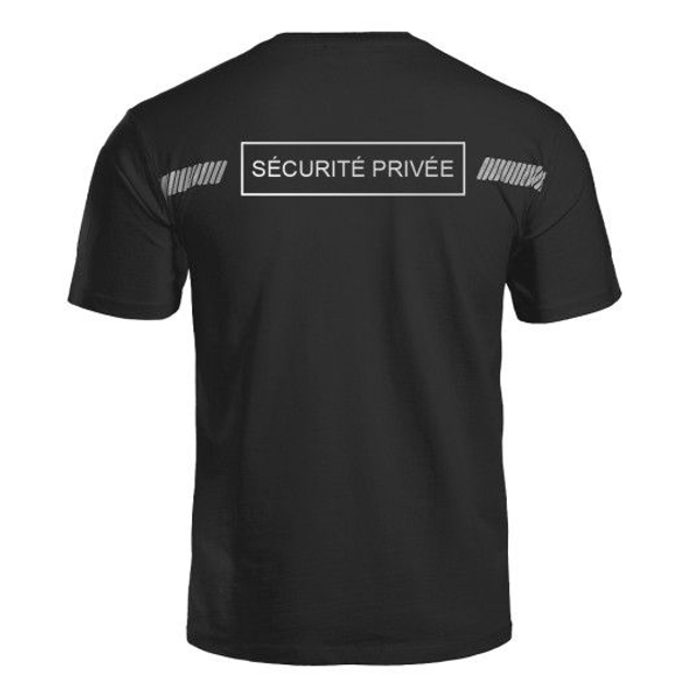 T-shirt SÉCU-ONE Sécurité Privée noir - Image 3